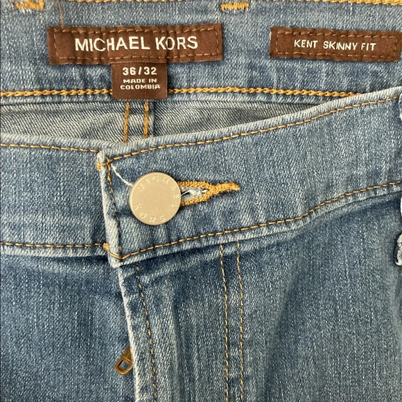 Michael Kors Men’s Blue Skinny Fit Jeans 36/32 Brand New With Tag - Picture 7 of 7